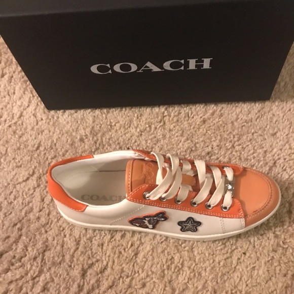 All authentic leather Coach sneakers. - Picture 3 of 3